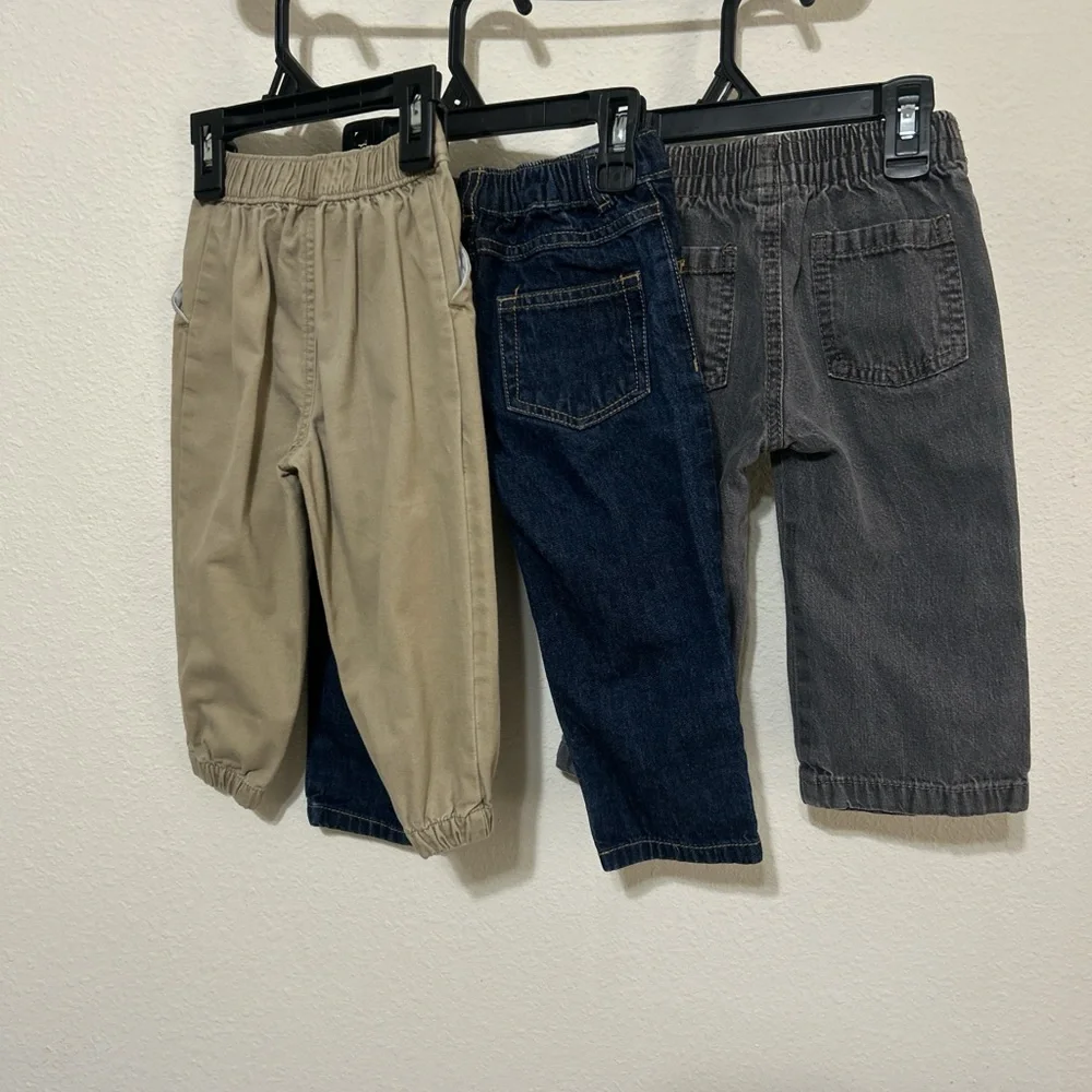 Kids 3-Piece Bundle Carter's, Circo Khakis & Garanimals 18M